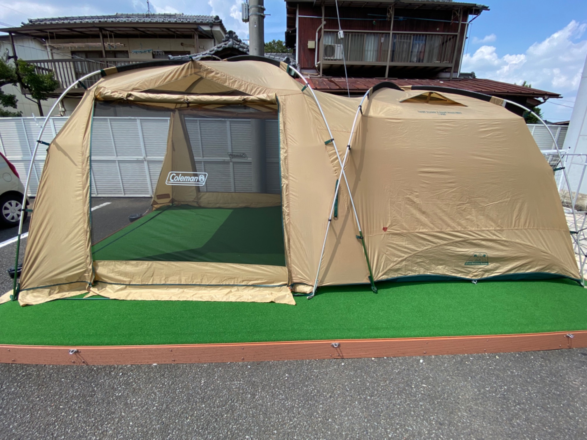 タフスクリーン2ルームハウス/MDXの初心者でも設営しやすいフレームの