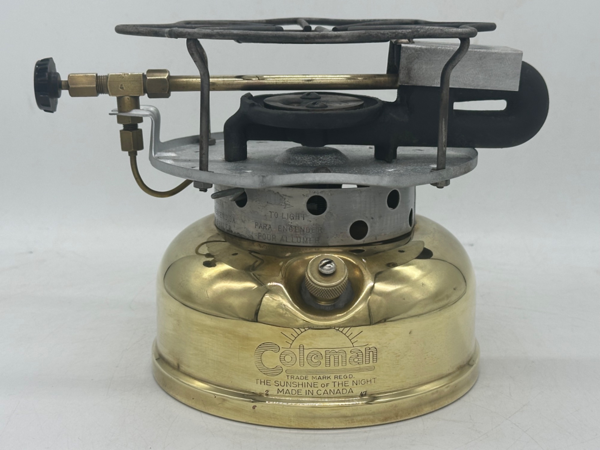 真鍮が輝くカナダコールマン！1947年2月製スピードマスター500[2024.05