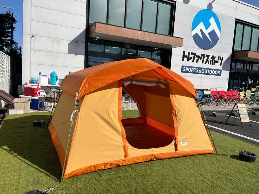 テンマクのペポライトはロッジテントなのに設営が簡単で見た目も