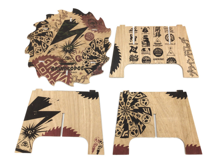 ク*ん様 GRINDLODGE グラインドロッヂ bycruise スツール