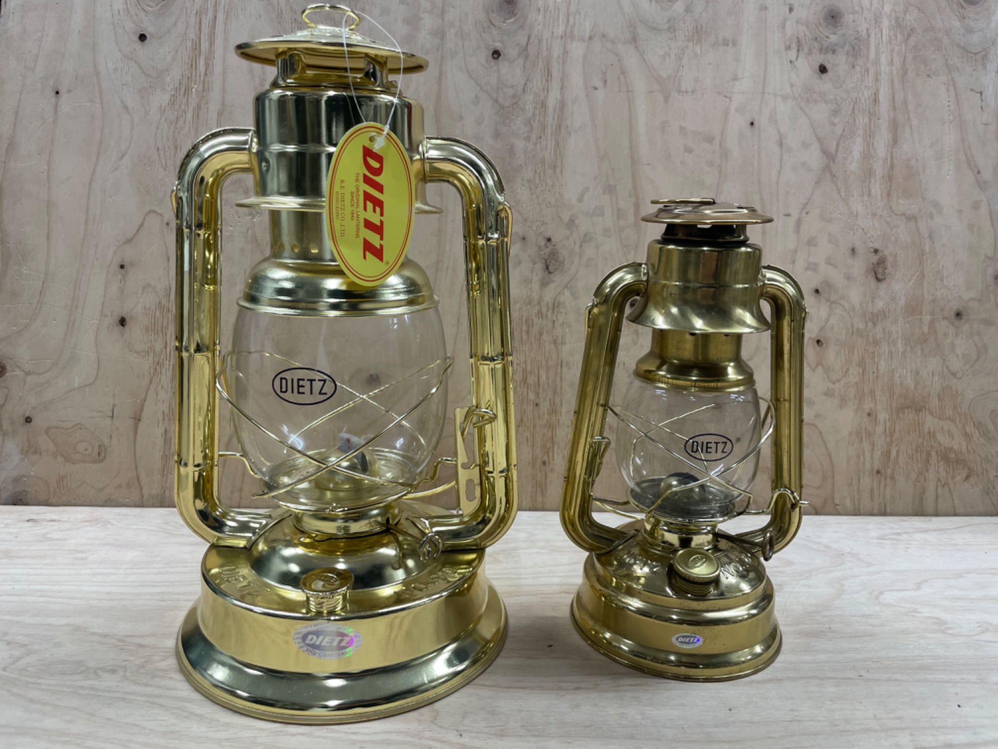 メッキじゃなく総真鍮！デイツのハリケーンランタン【No.78】[2024.05