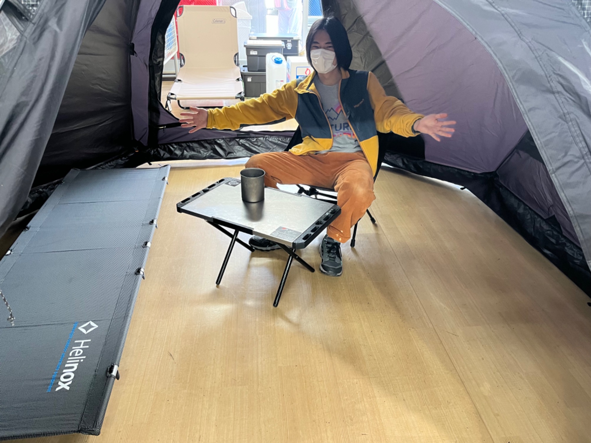 話題沸騰中のドームシェルター！モビガーデンのコマンダー160