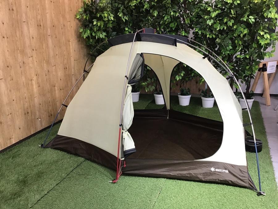 snow peak(スノーピーク）が誇る定番ドームテント！ランドブリーズ2ご