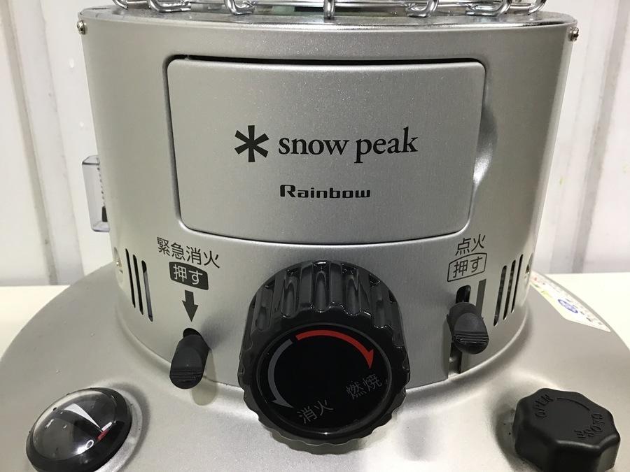 雪結晶映えるお洒落石油ストーブ！snow peak（スノーピーク