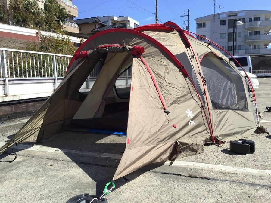 これからの時期はスノーピークのドックドームPro.6で快適なキャンプを