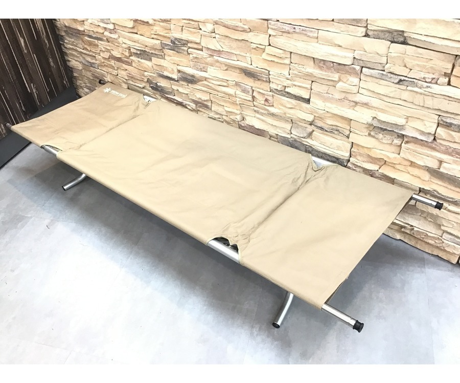 贅沢な睡眠をお届けいたします！snow peak(スノーピーク）コットハイ