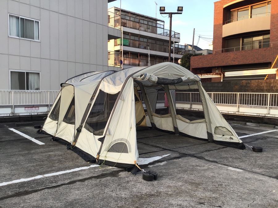 大型テントも楽々設営！LOGOS(ロゴス）グランベーシックエアマジック