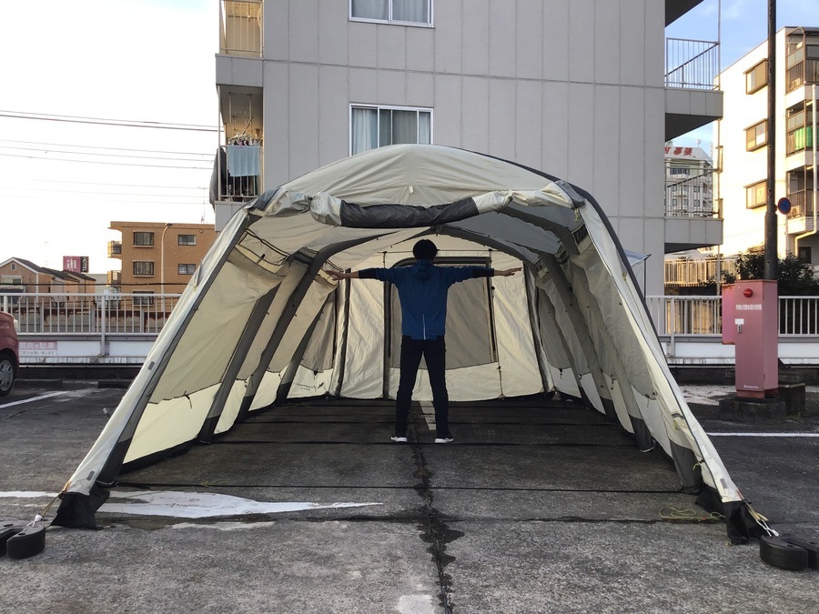 大型テントも楽々設営！LOGOS(ロゴス）グランベーシックエアマジック