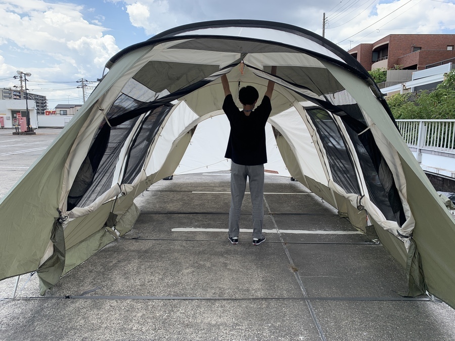 初心者にもおすすめ】広々空間！コールマン トンネル2ルームハウス