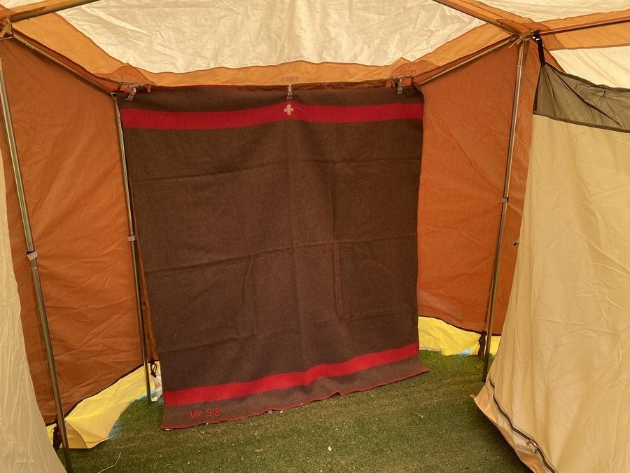 ロッジテントだけど簡単設営！レトロ可愛いMLIMAのバハリ4[2022.02.05