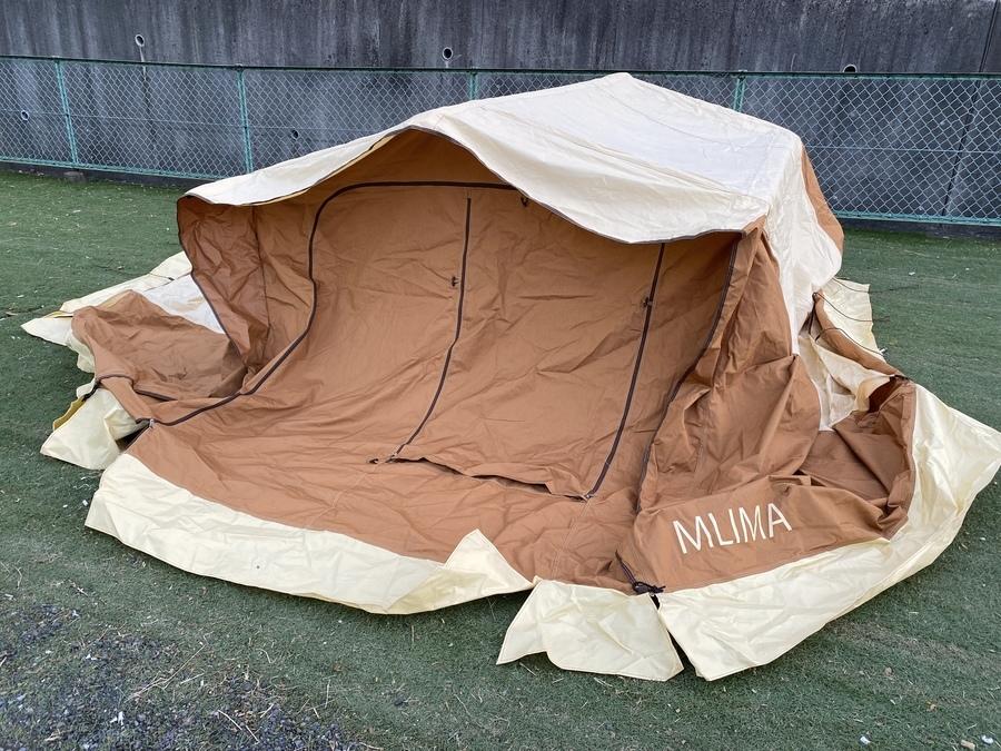 ロッジテントだけど簡単設営！レトロ可愛いMLIMAのバハリ4[2022.02.05