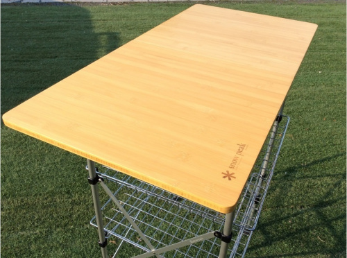スノーピークの廃盤アイテム！フィールドキッチンテーブル竹が入荷しま