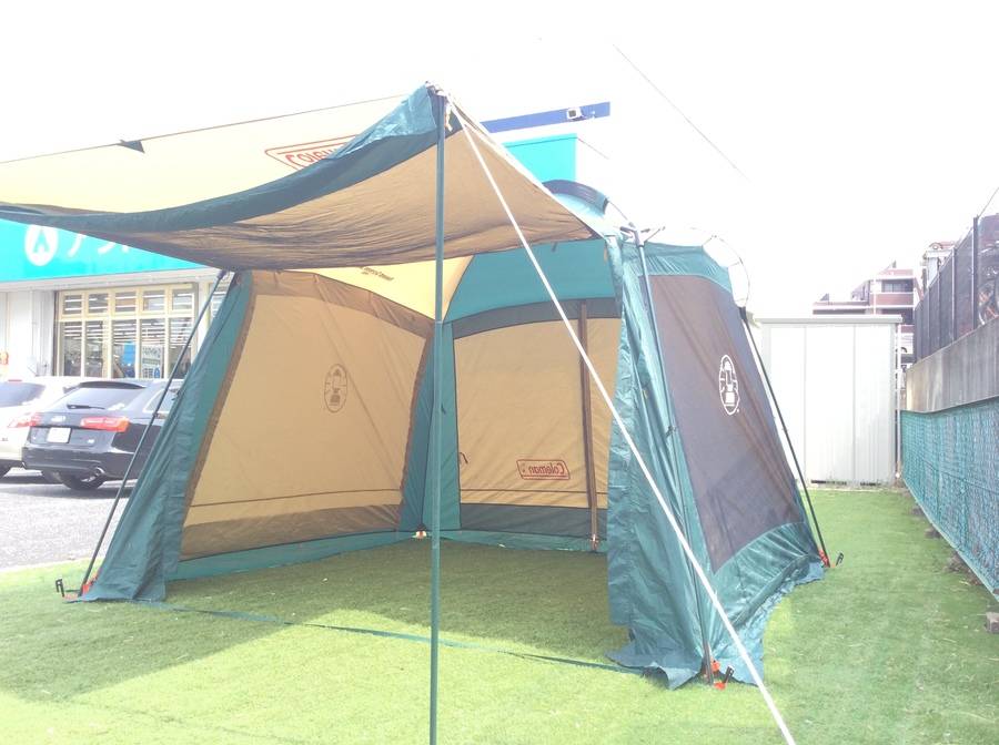 TFスポーツ柏】難有タープ！Coleman ラウンドスクリーン320EX【中古