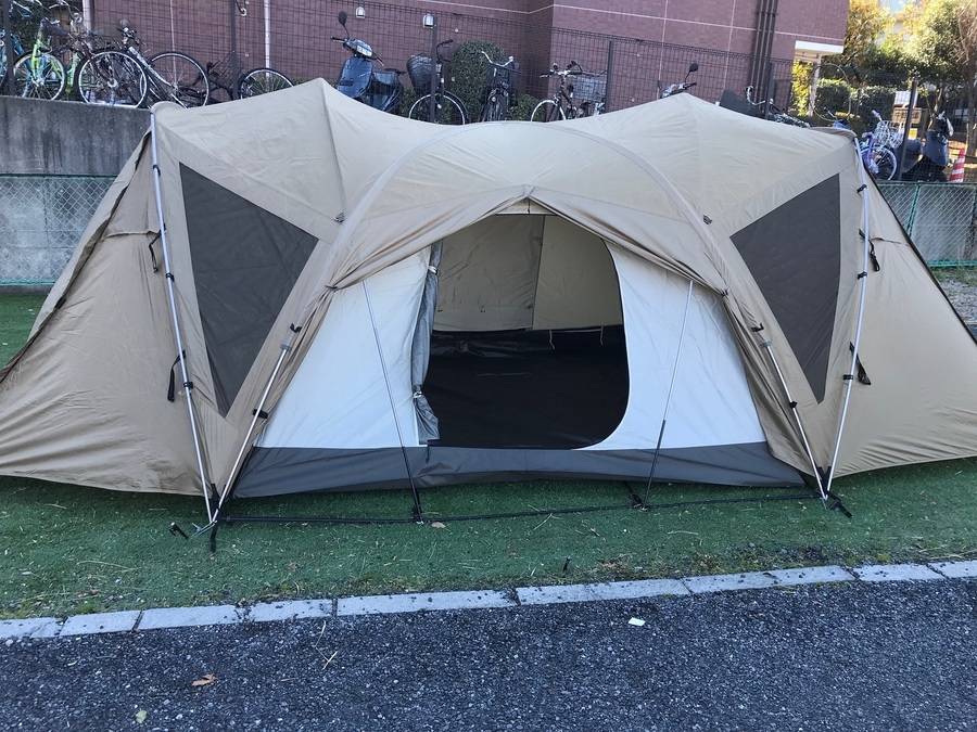 スポーツ柏】SNOW PEAK ヴァールPRO.Air4設営してみた。[2018.12.14