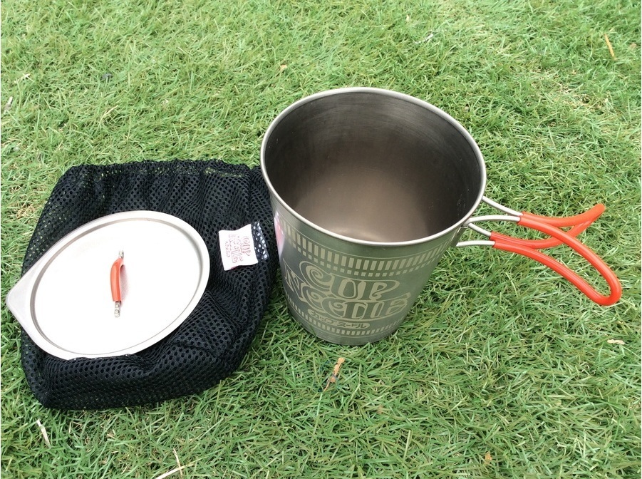 スポーツ柏】希少品！日清（ニッシン）のカップヌードル型チタン