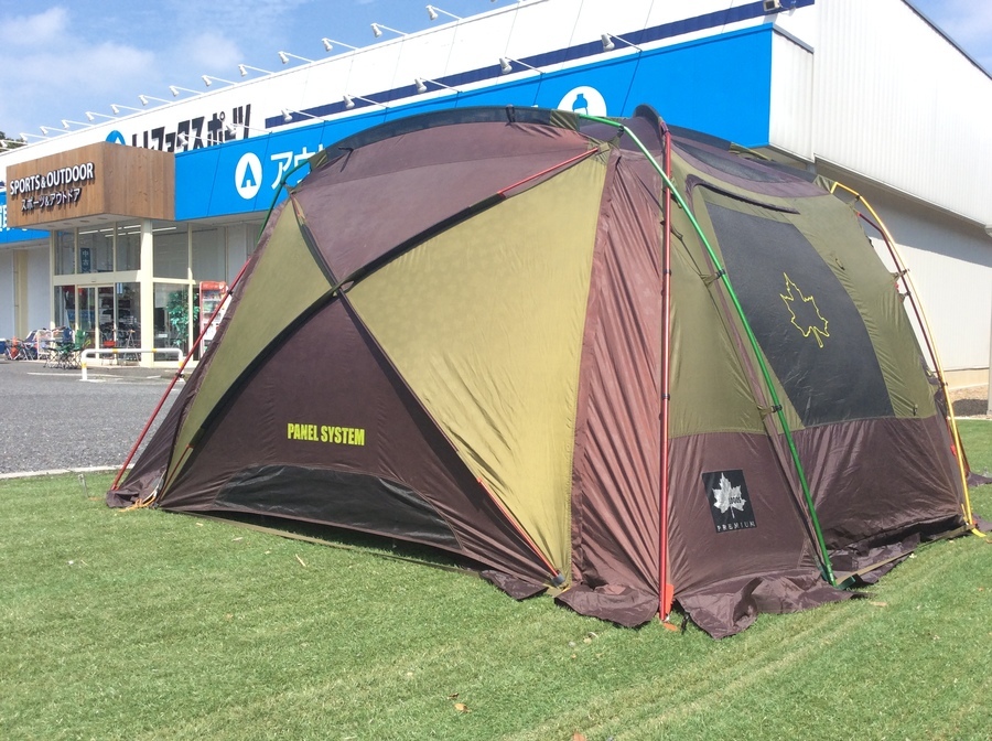 ロゴスのプレミアムPANELリビングプラス-AE設営してみた[2019.07.28