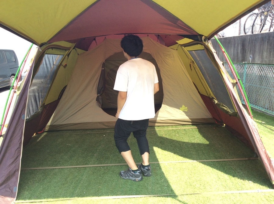 ロゴスのプレミアムPANELリビングプラス-AE設営してみた[2019.07.28