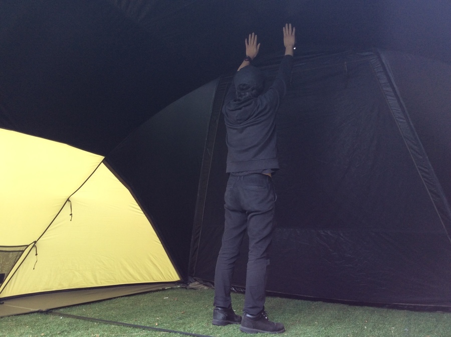 ヘリノックスのVタープ入荷したから張ってみた。[2020.01.17発行