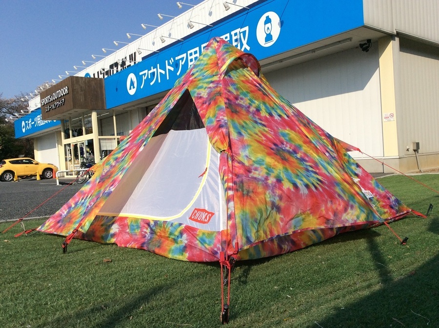 目立つこと間違いなし！！CHUMSのモノポールテント入荷！[2020.04.02