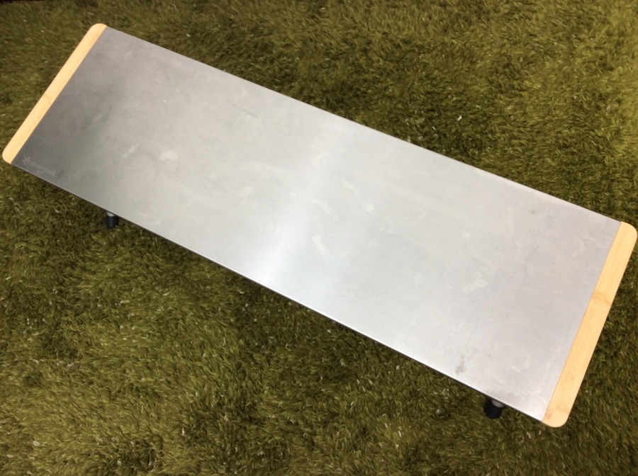 使い道さまざま！フォールディングシェルフメタルトップロング