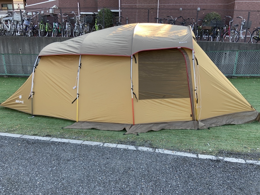 はじめての2ルームテントにオススメ!スノーピークのエルフィールド設営