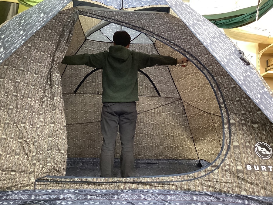 テント被りしたくない方必見！バートン×ビッグアグネスのコラボテント