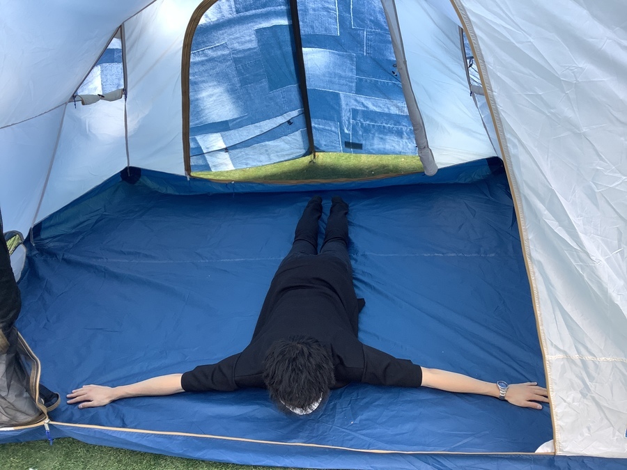 デニムカラーの2ルームテント⁉コールマン/インディゴレーベル[2022.03