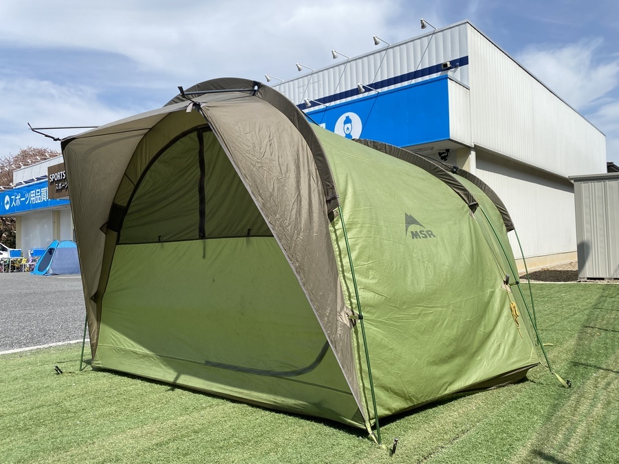 MSRの廃盤商品/バックカントリーバーンは個性的シェルター[2022.04.11