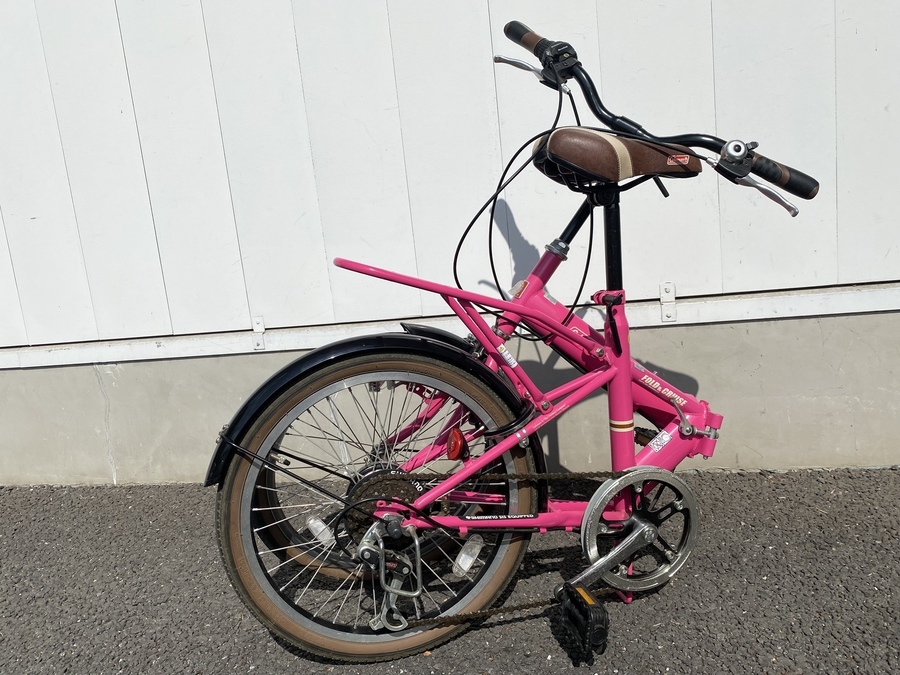 テントだけじゃない！ピンクでカワイイ！コールマンの折りたたみ自転車