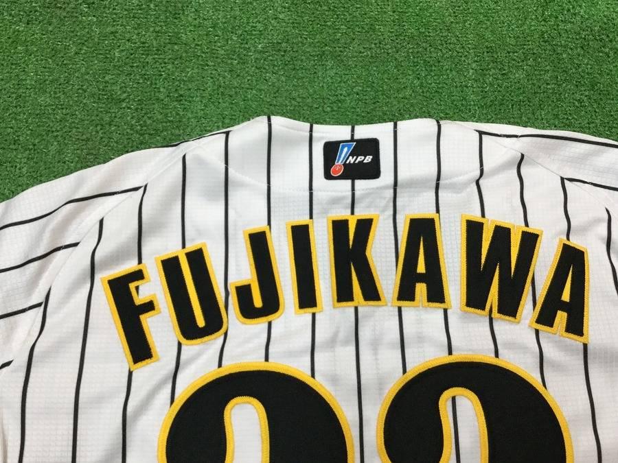 阪神 藤川球児 プロコレ2010 交流戦ビジターユニフォームXO 輝流ライン