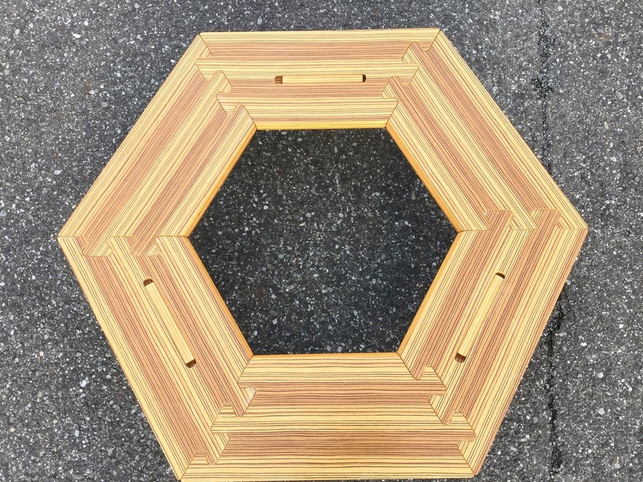 焚き火に最適】The Arth(ざぁ～ッス)ヘキサテーブル『しま次郎