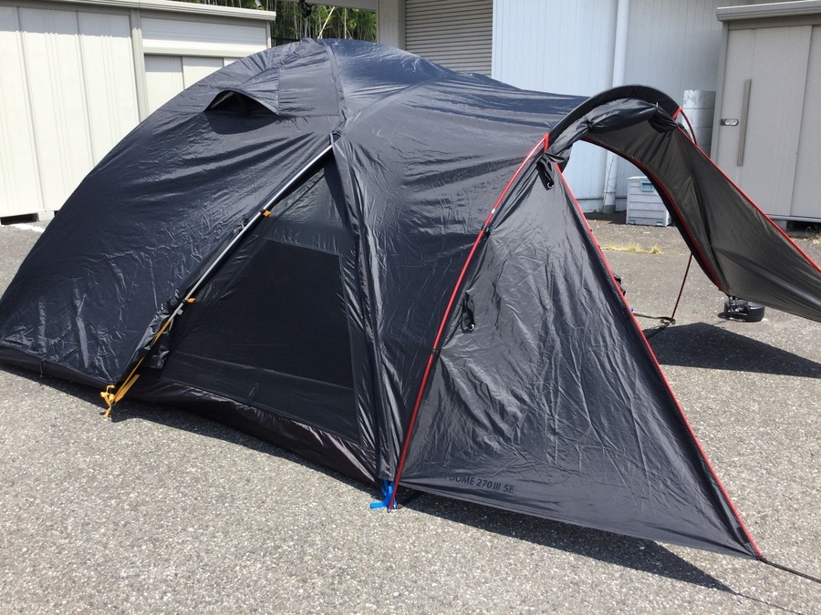 中古テント買取】ホールアースのアースドーム270Ⅲ別注カラー黒入荷