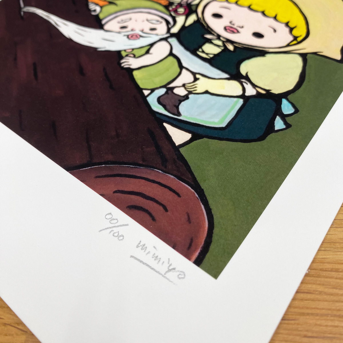 Span Art Gallery / 【直筆サイン・エディション入】友沢ミミヨ 額付き