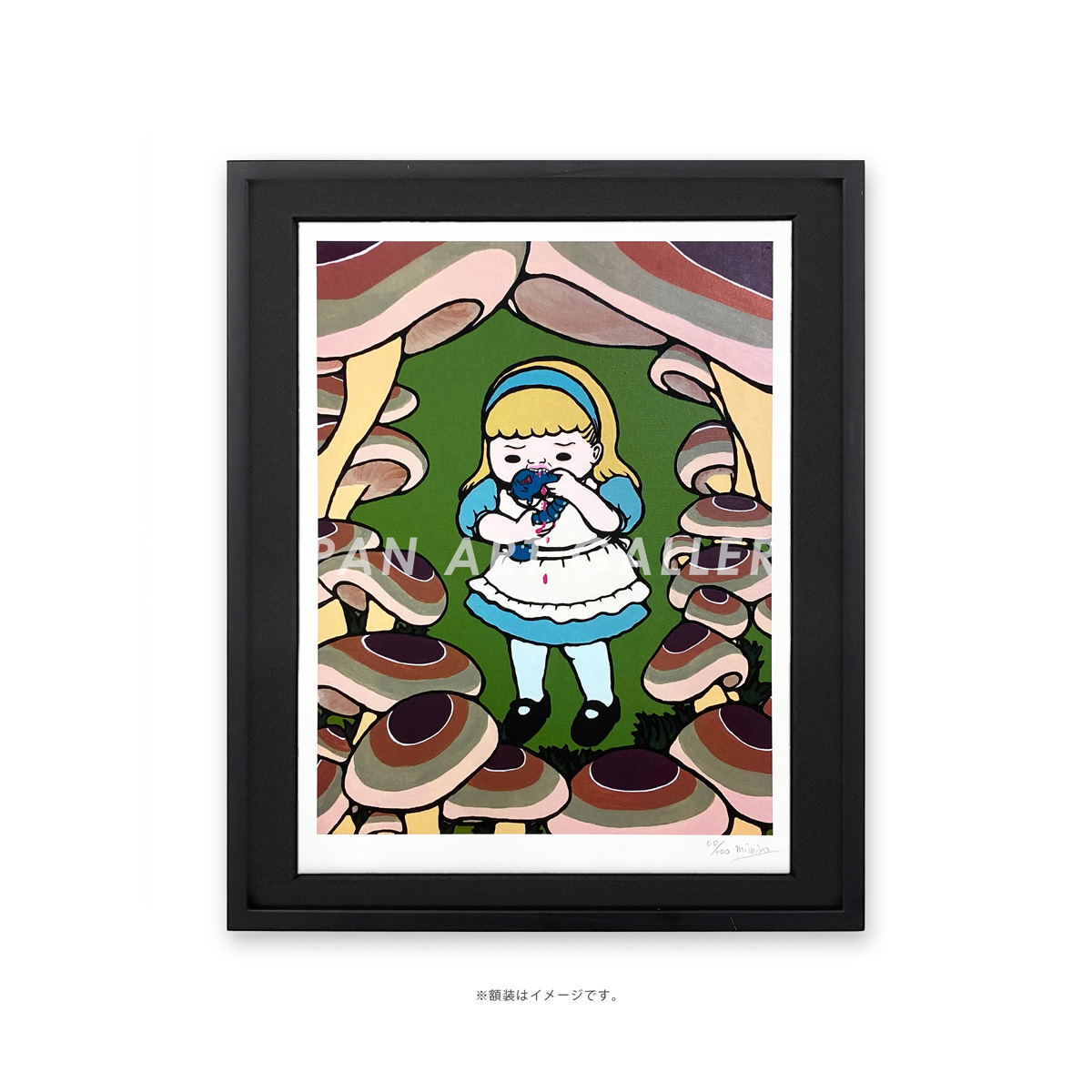 Span Art Gallery / 【直筆サイン・エディション入】友沢ミミヨ 額付き