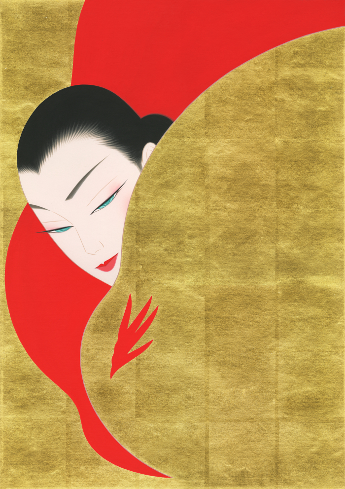 化粧品CMで一世を風靡した画家の鶴田一郎、大阪・天保山にて個展『美人