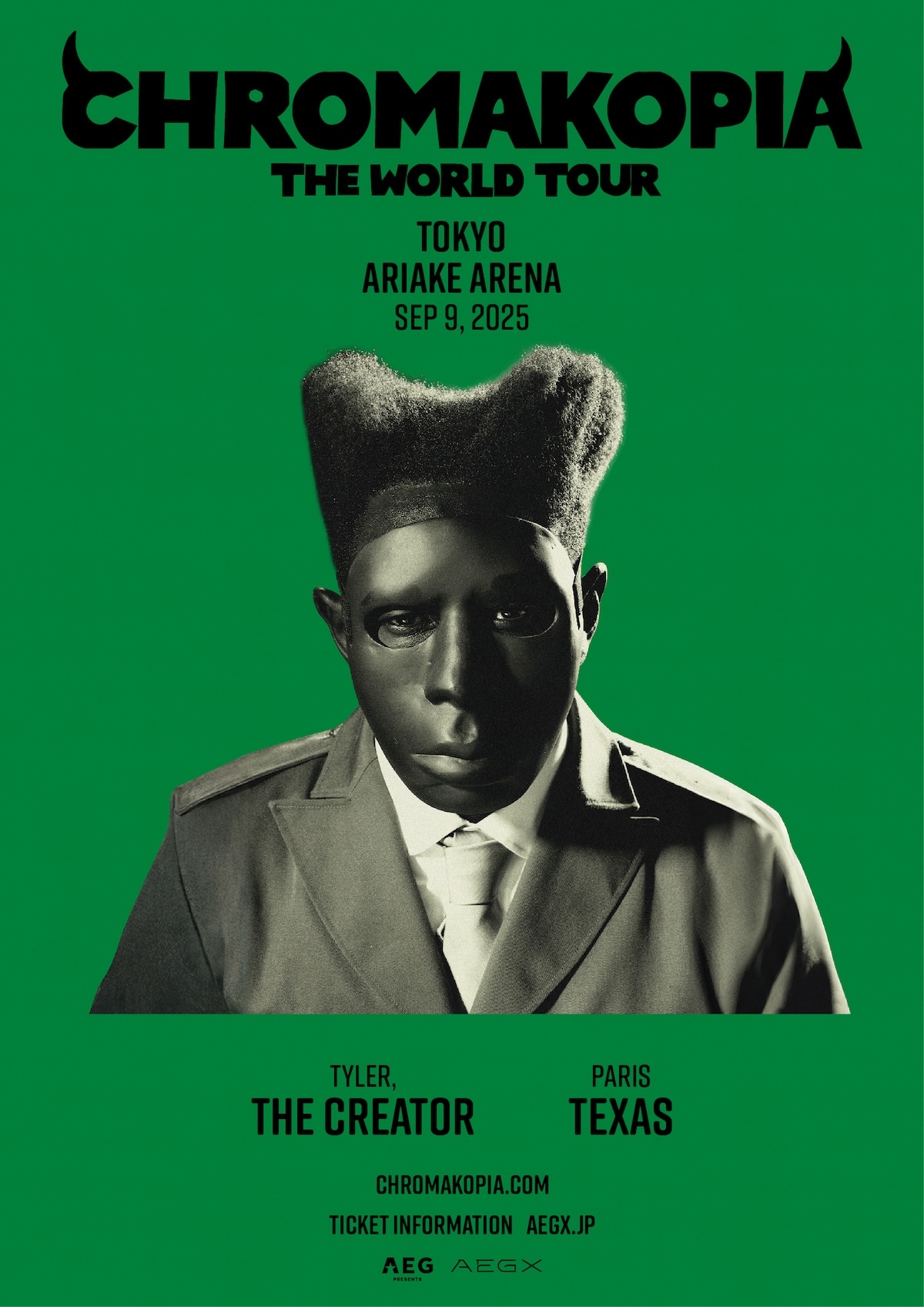 タイラー・ザ・クリエイター、米チャートNo.1アルバム『クロマコピア