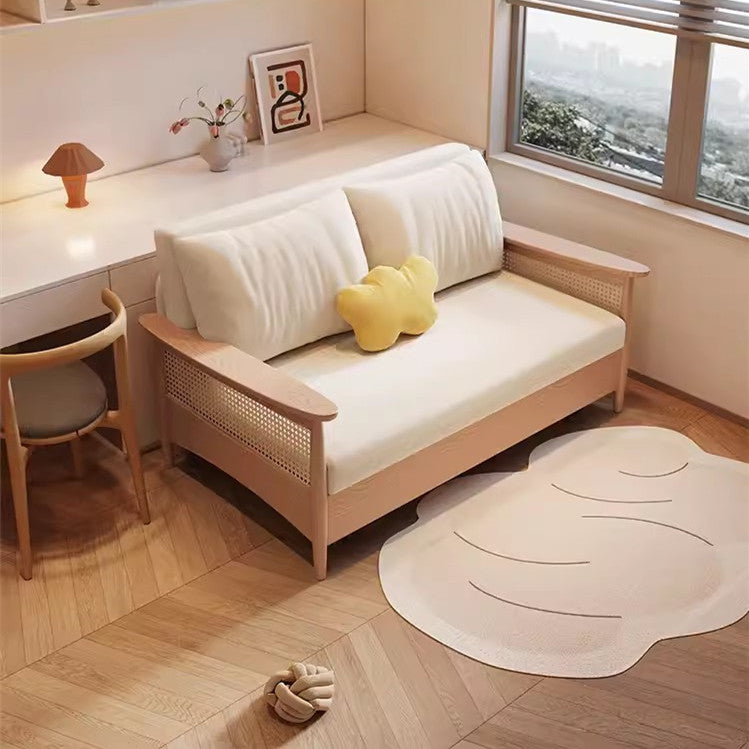 籐編みアームレストソファベッド – SPS FURNTIURE