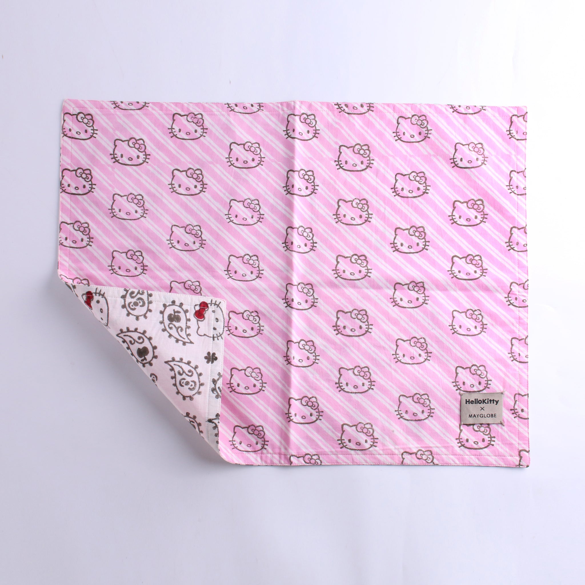 ハローキティ ブロックプリントランチョンマット – MAYGLOBE