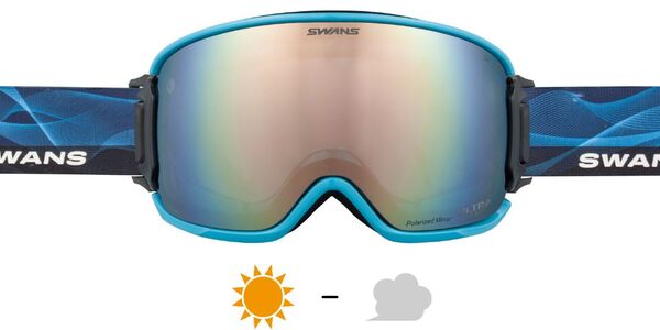 SWANSのスノーゴーグルのレンズラインアップ(バリエーション)の紹介