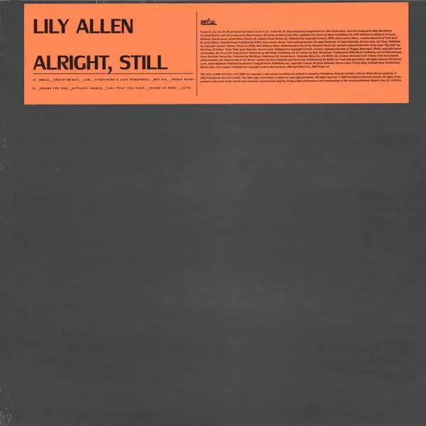 LILY ALLEN / リリー・アレン商品一覧｜JAZZ｜ディスクユニオン