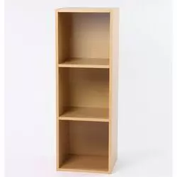 レコードラック VINYL BOX 3段 ナチュラル/レコードラック｜CD