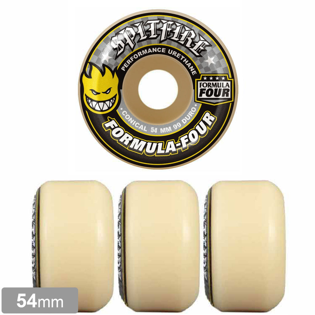 SPITFIRE FORMULA FOUR CONICAL YELLOW PRINT 99A 54mm 【 スピット