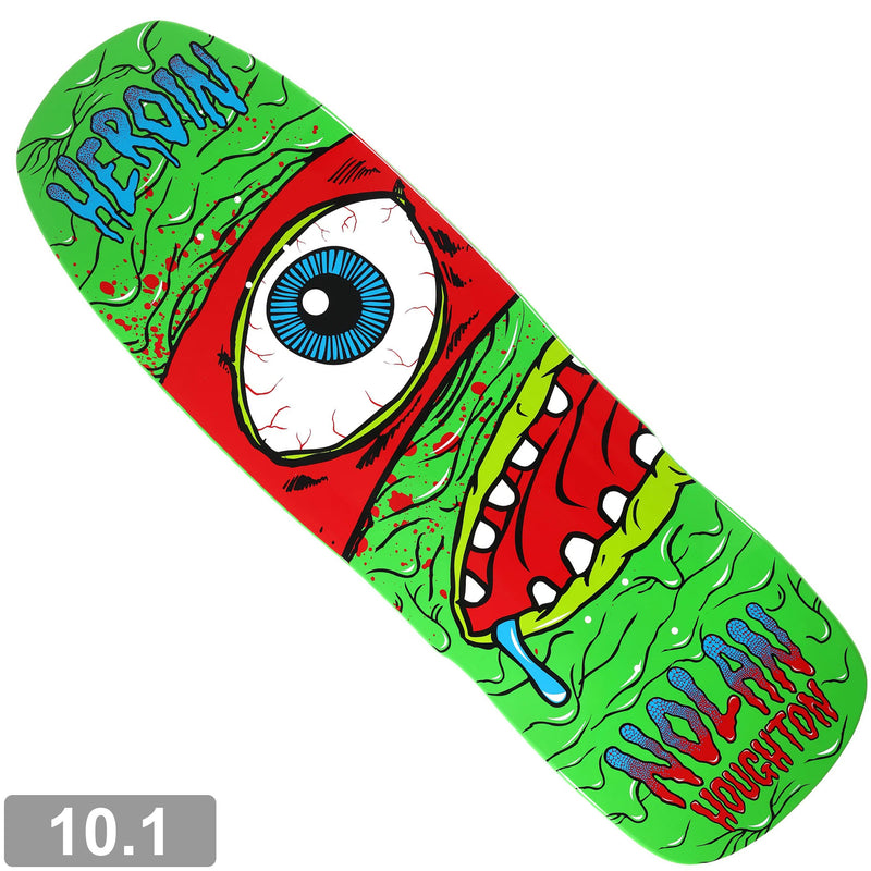 HEROIN NOLAN MUTATION DECK 10.1 DIPPED FLUORESCENT GREEN