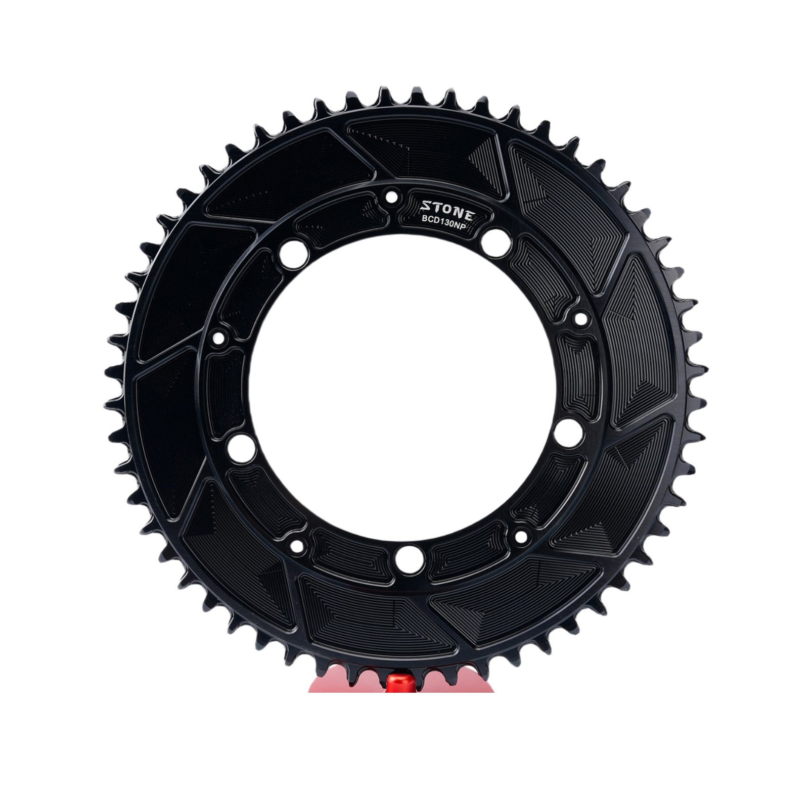Stone 130BCD ラウンドチェーンリング 4MM オフセット エアロ シマノ