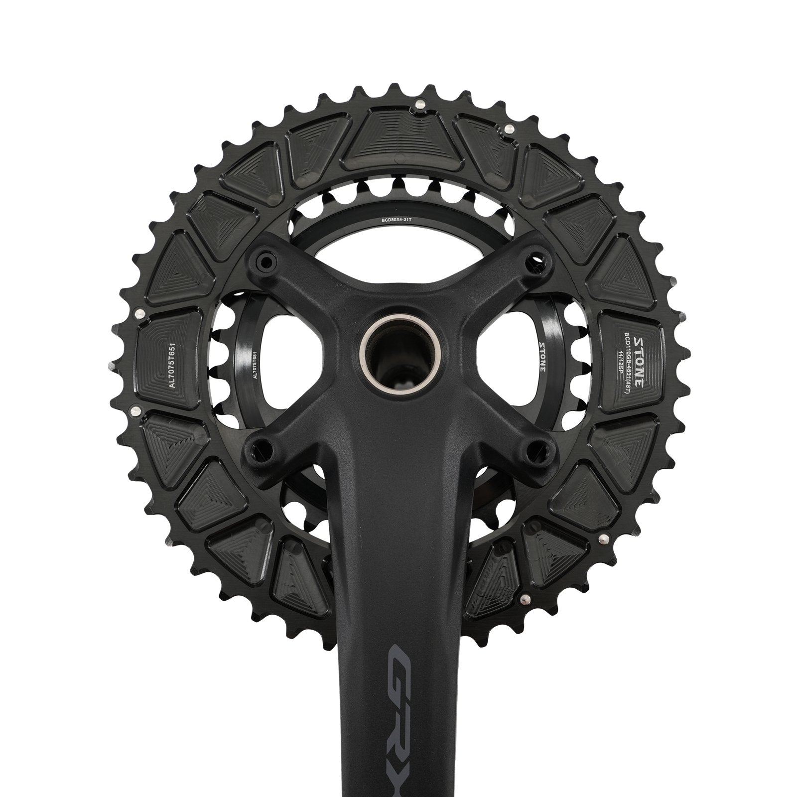 STONE シマノ GRX 110用ダブルチェーンリングbcd RX600 RX810 RX820
