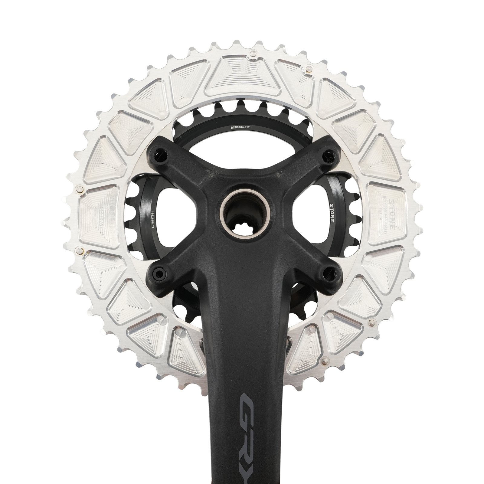 な*お様 SHIMANO GRX 12S チェーンリング48T-31T 使用距離 SHIMANO GRX