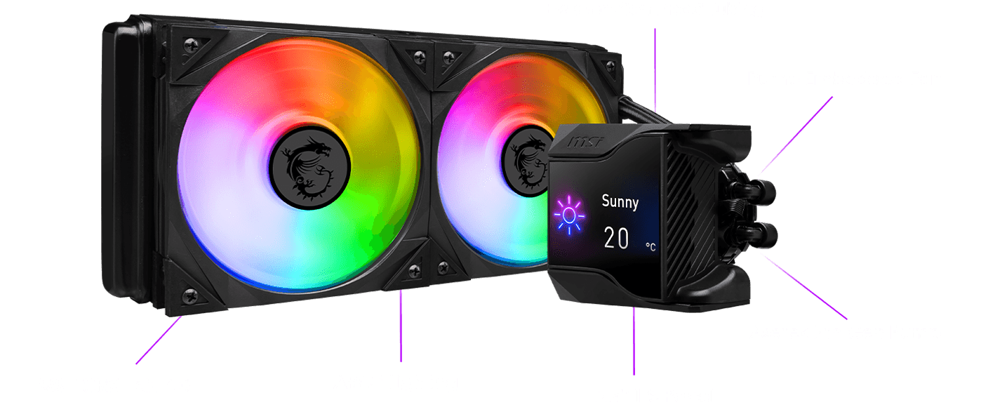 MPG CORELIQUID D240 | AIO Liquid Cooler