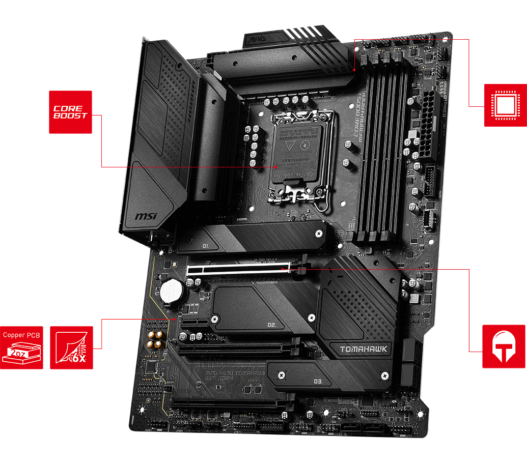 MAG H670 TOMAHAWK WIFI DDR4