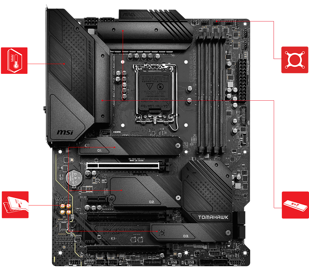 MAG H670 TOMAHAWK WIFI DDR4