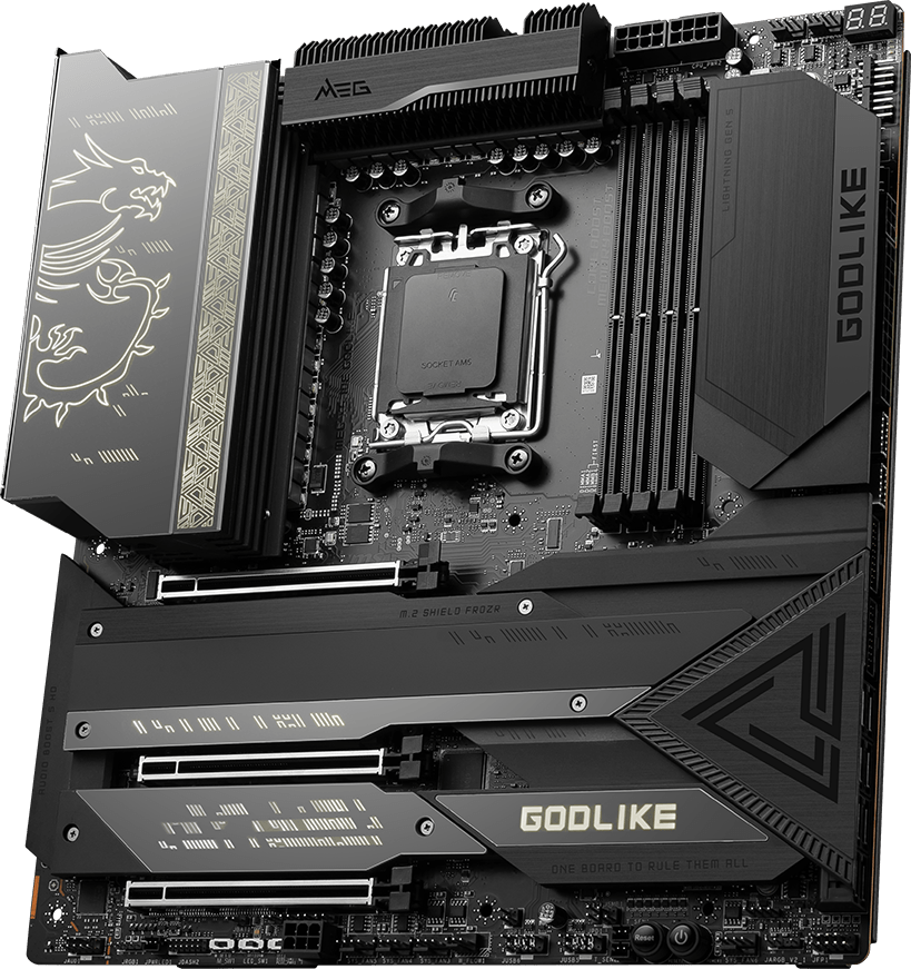 MSI MEG X670E GODLIKE, E-ATX, AMD Ryzen 7000, AM5, 24+2+1 phase